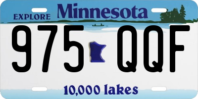 MN license plate 975QQF
