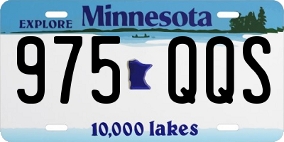 MN license plate 975QQS