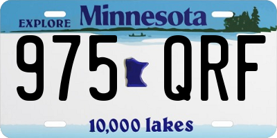 MN license plate 975QRF