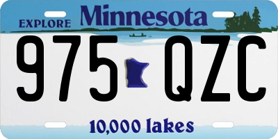 MN license plate 975QZC
