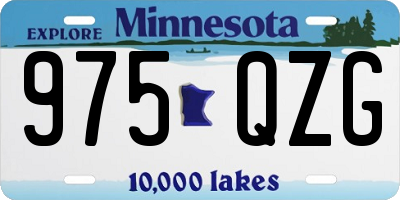 MN license plate 975QZG