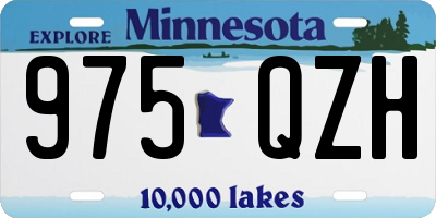 MN license plate 975QZH