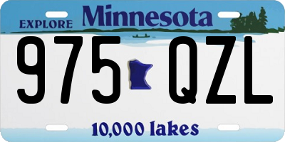 MN license plate 975QZL