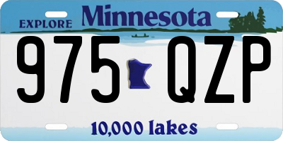 MN license plate 975QZP