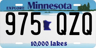 MN license plate 975QZQ