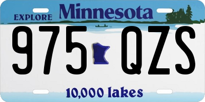 MN license plate 975QZS