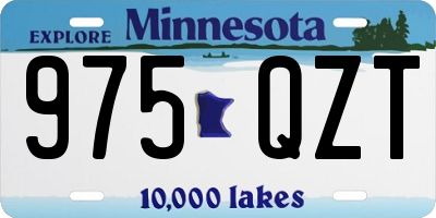 MN license plate 975QZT
