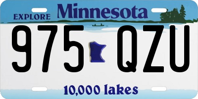 MN license plate 975QZU