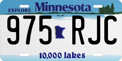 MN license plate 975RJC