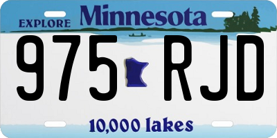 MN license plate 975RJD