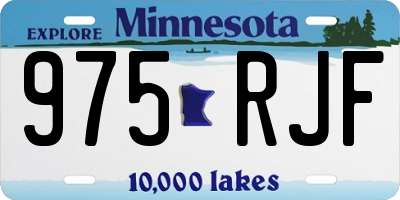 MN license plate 975RJF