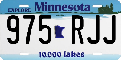 MN license plate 975RJJ