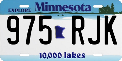 MN license plate 975RJK