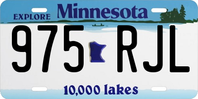 MN license plate 975RJL