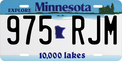 MN license plate 975RJM