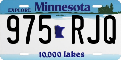 MN license plate 975RJQ