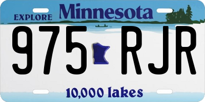 MN license plate 975RJR