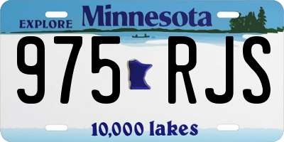 MN license plate 975RJS