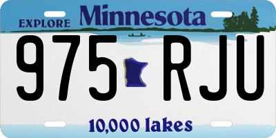 MN license plate 975RJU