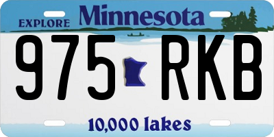 MN license plate 975RKB