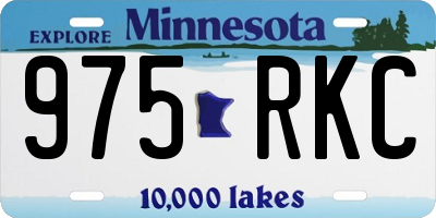 MN license plate 975RKC