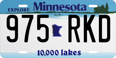 MN license plate 975RKD
