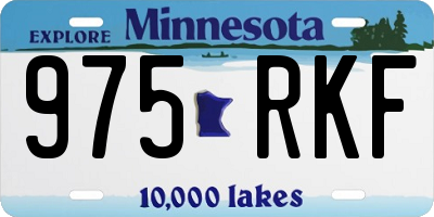 MN license plate 975RKF