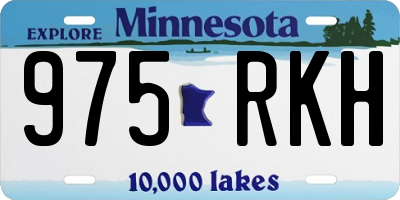 MN license plate 975RKH