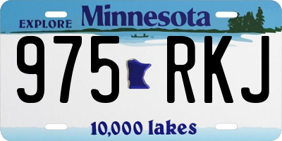 MN license plate 975RKJ