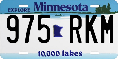 MN license plate 975RKM