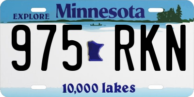 MN license plate 975RKN