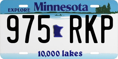 MN license plate 975RKP