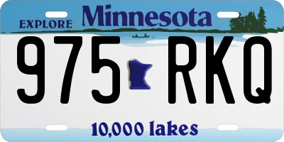 MN license plate 975RKQ