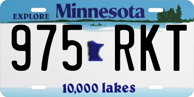 MN license plate 975RKT