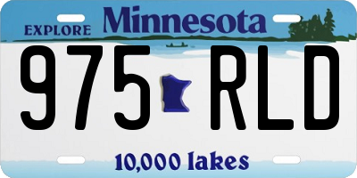 MN license plate 975RLD