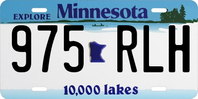 MN license plate 975RLH