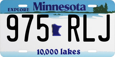 MN license plate 975RLJ