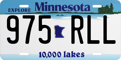 MN license plate 975RLL