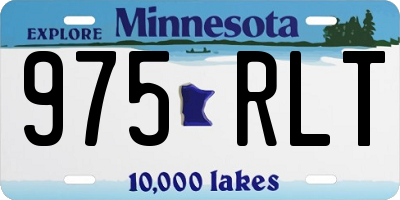 MN license plate 975RLT