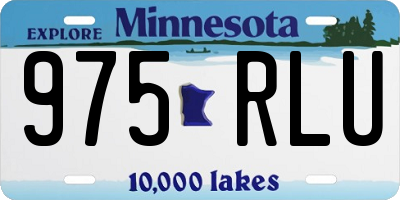 MN license plate 975RLU