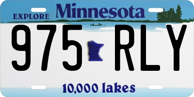 MN license plate 975RLY
