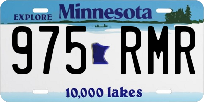 MN license plate 975RMR