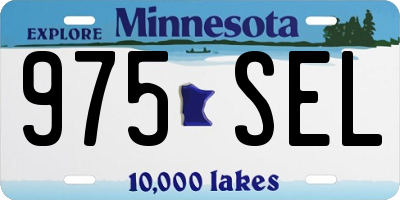 MN license plate 975SEL