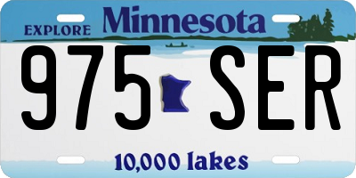 MN license plate 975SER