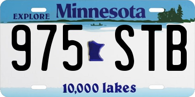 MN license plate 975STB