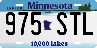 MN license plate 975STL