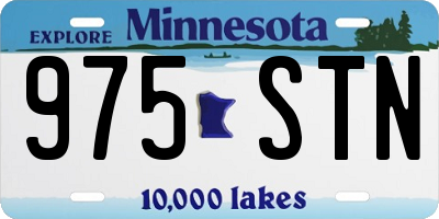 MN license plate 975STN