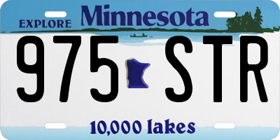 MN license plate 975STR