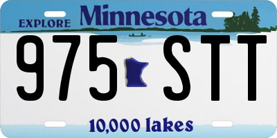 MN license plate 975STT