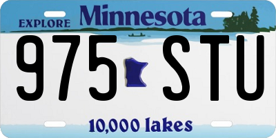 MN license plate 975STU